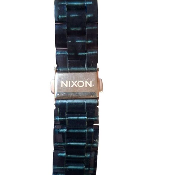 Nixon Acetate Time Teller Watch – Aqua with Pink Face - Picture 2 of 8